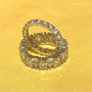 NEW 925 Sterling Silver Eternity Band Ring